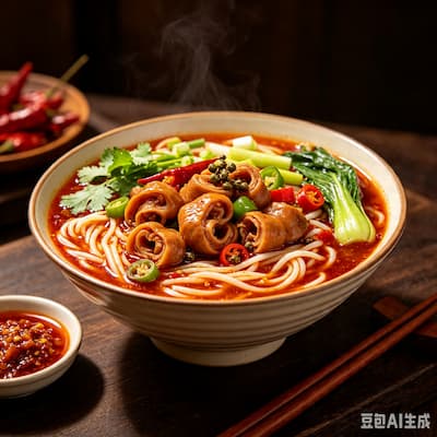 红烧肥肠米粉