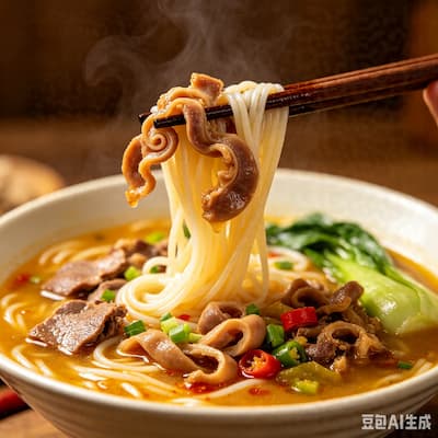 泡椒鸡杂米粉