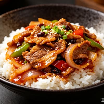 小炒肉盖饭