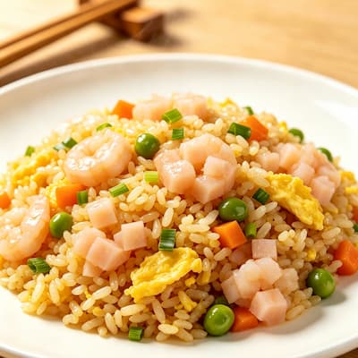 虾仁蛋炒饭