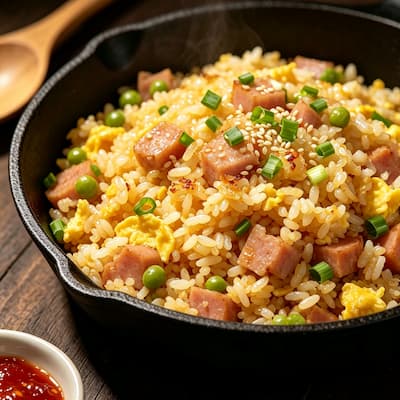 火腿肠蛋炒饭